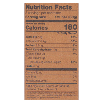 Hu Organic 70% Cacao Cashew Butter + Pure Vanilla Bean Dark Chocolate 2.1 oz