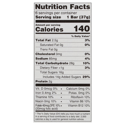 Field Day Fruit & Grain Strawberry Cereal Bars 6 - 1.3 oz Bars