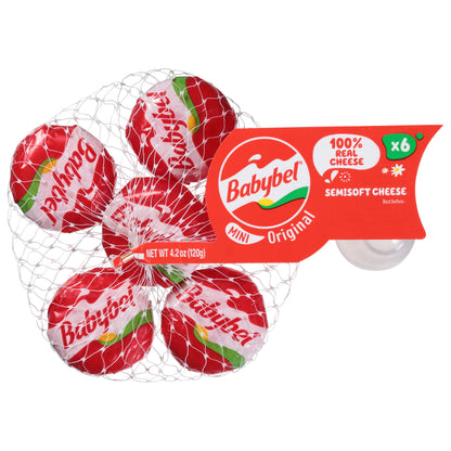 Babybel Mini Original Semisoft Cheese 6 ea