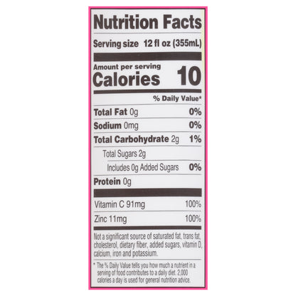 Zyn Turmeric Wellness Mixed Berry Flavor Antioxidant Drink 12 fl oz