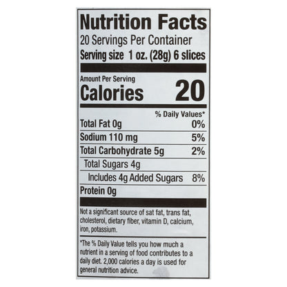 Bubbies Snacking Pickle 33 fl oz