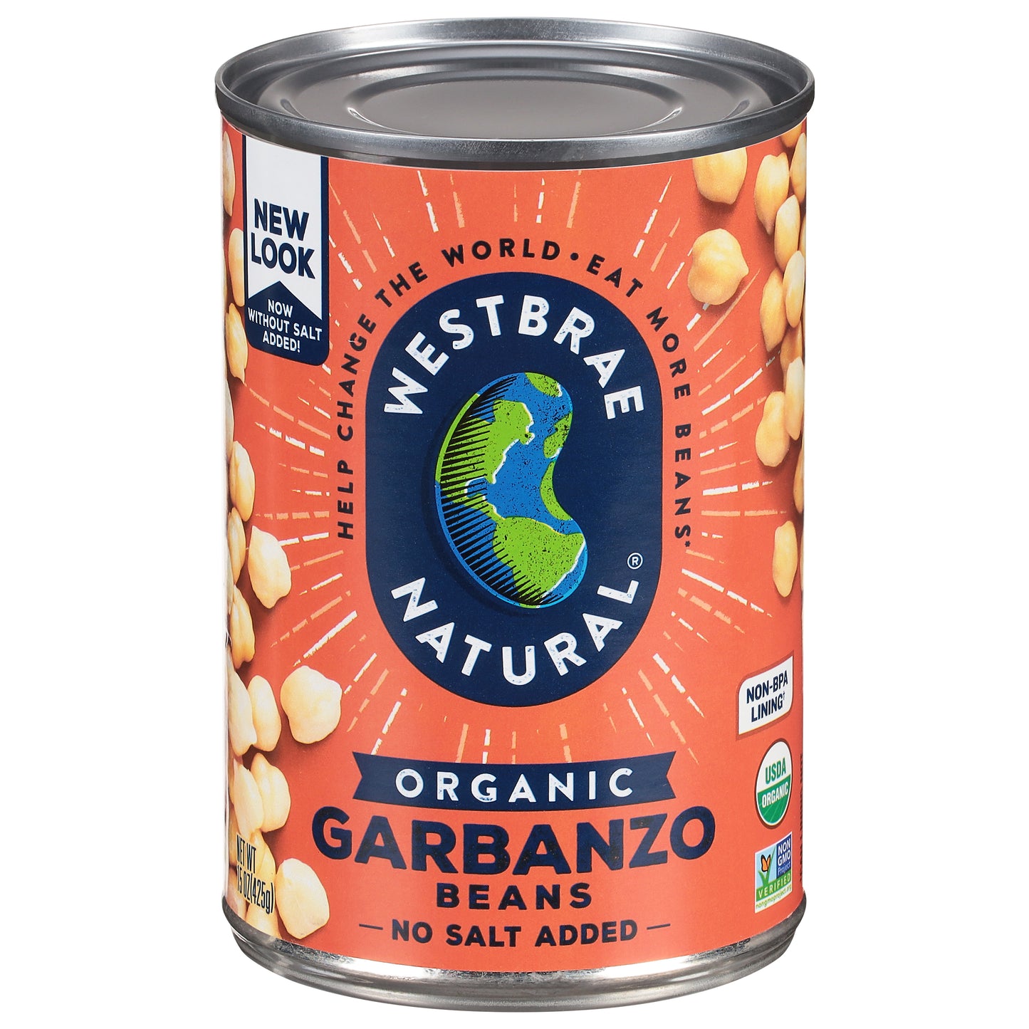 Westbrae Natural Organic Garbanzo Beans 15 oz