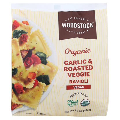 Woodstock Organic Garlic & Roasted Veggie Ravioli 20 oz