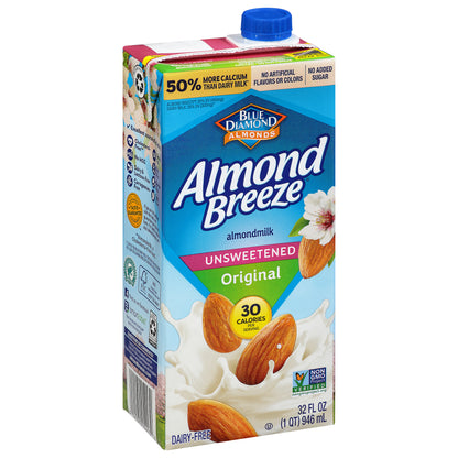 Almond Breeze Unsweetened Original Almondmilk 32 fl oz