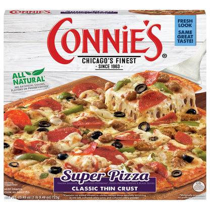 Connie's Classic Thin Crust Super Pizza 25.49 oz