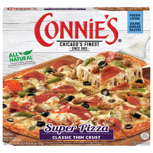 Connie's Classic Thin Crust Super Pizza 25.49 oz