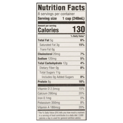 Wild Harvest Organic Reduced Fat 2% Milkfat Milk 0.5 gal