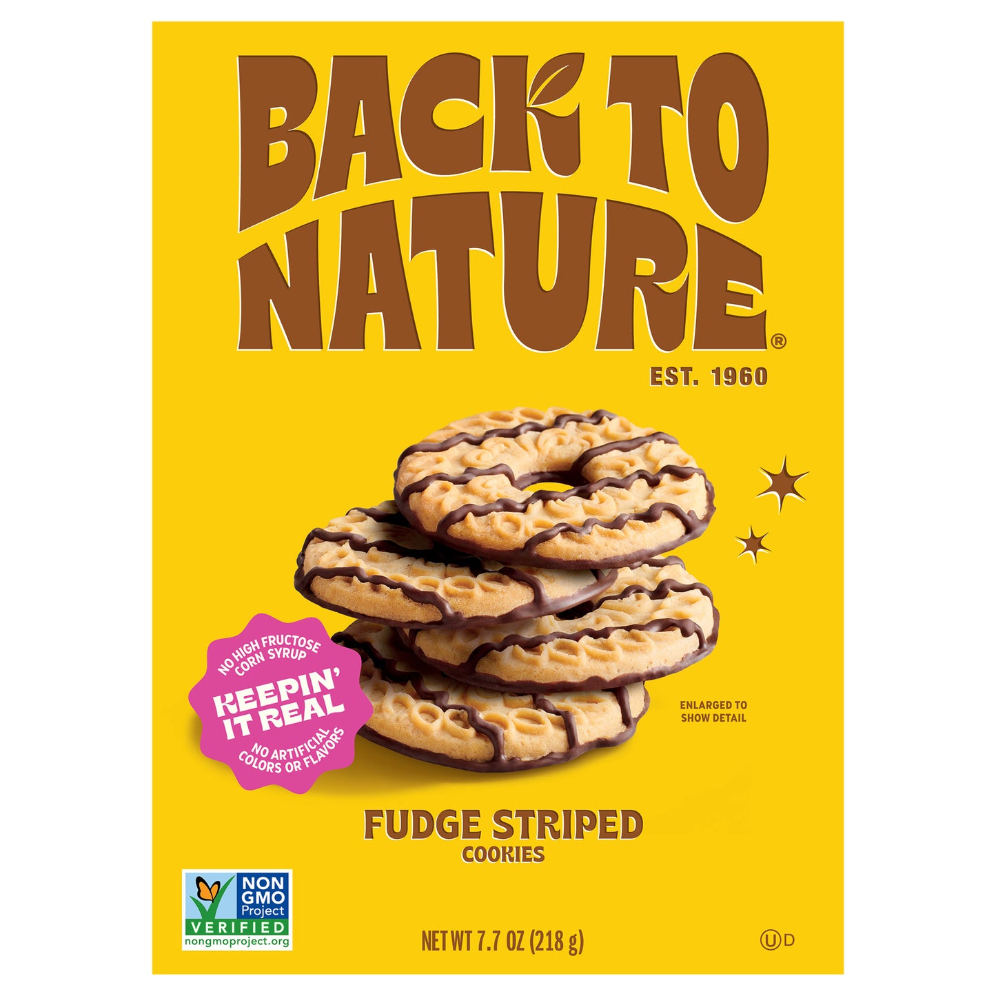 Back to Nature Fudge Striped Cookies