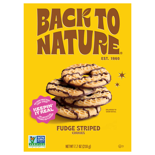 Back to Nature Fudge Striped Cookies