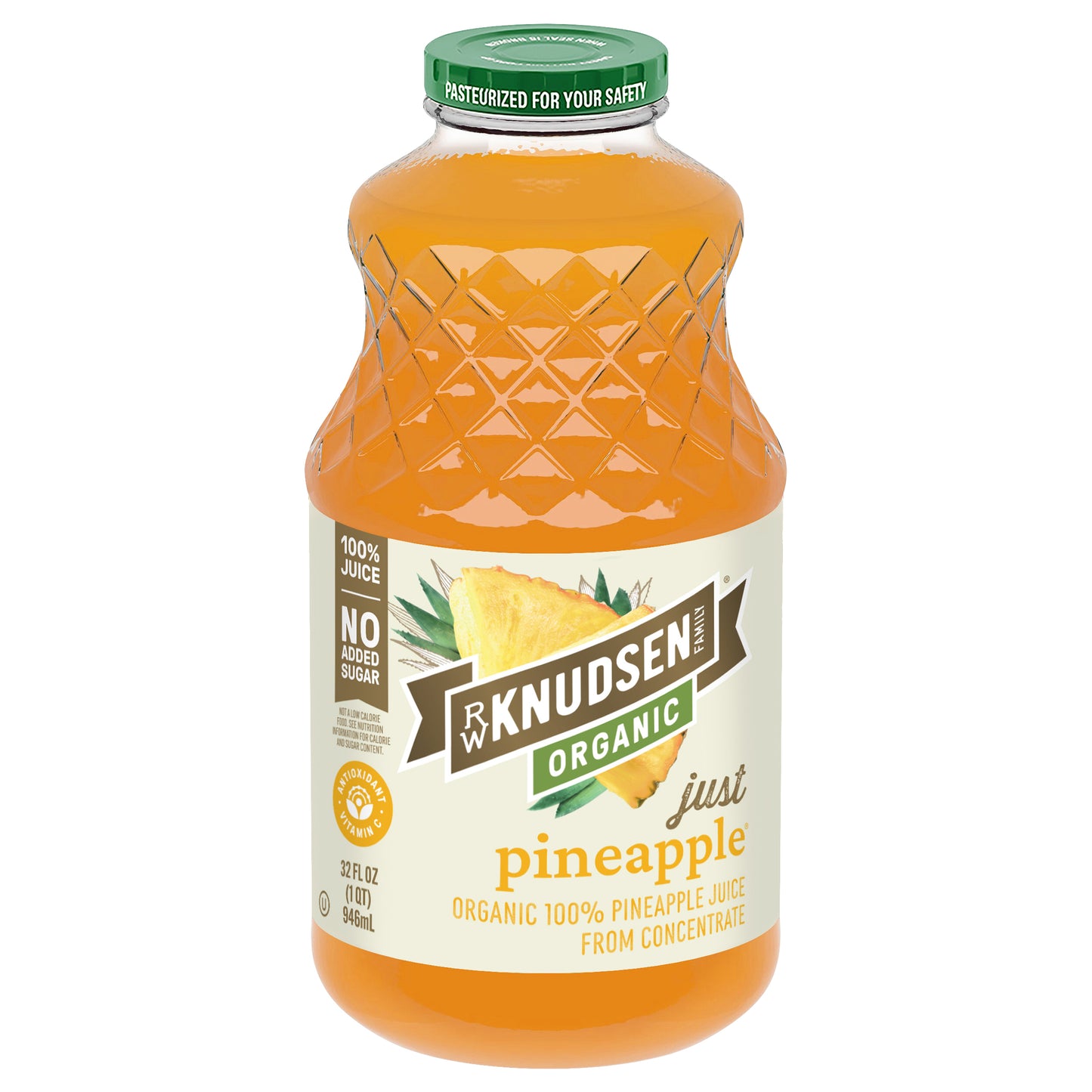 R.W. Knudsen Family Organic Just Pineapple Juice 32 fl oz