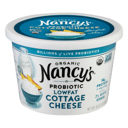 Nancys Probiotic Organic Lowfat 2% Milkfat Min Cottage Cheese 16 oz