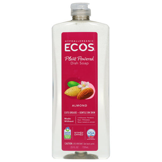 Ecos Plant Powered Almond Dish Soap 25 fl oz