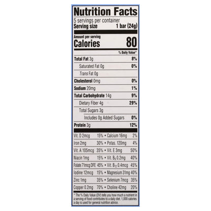 Cerebelly Sweet Potato Blueberry Banana Smart Bars 5 - 0.84 oz Bars