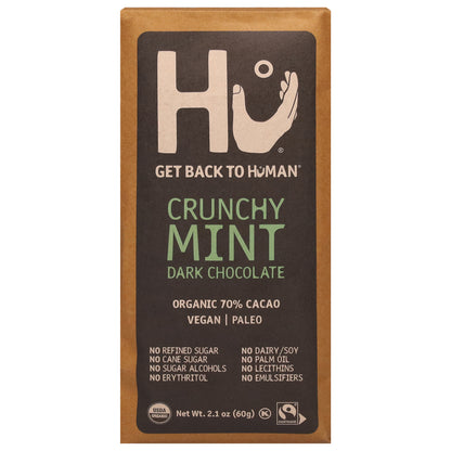 Hu Crunchy Mint Dark Chocolate 2.1 oz