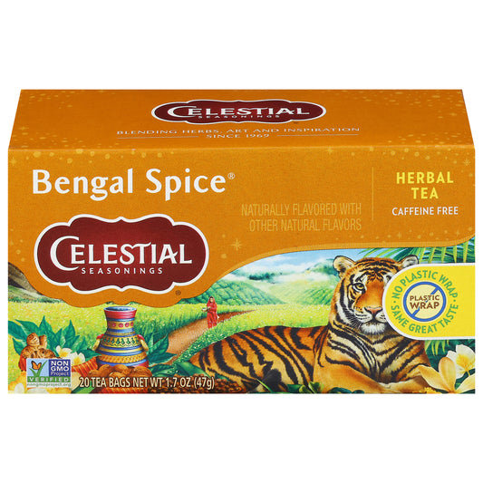 Celestial Seasonings Caffeine Free Bengal Spice Herbal Tea 20 Tea Bags