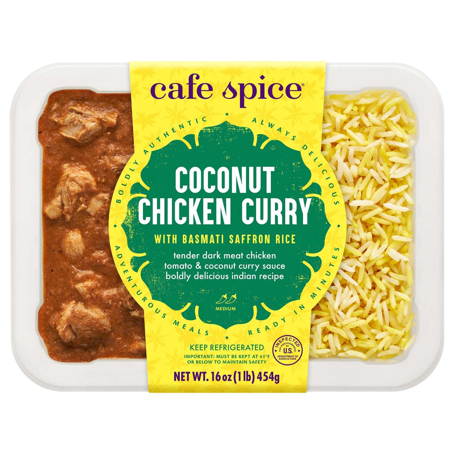 Coconut Chicken Curry with Saffron Rice
