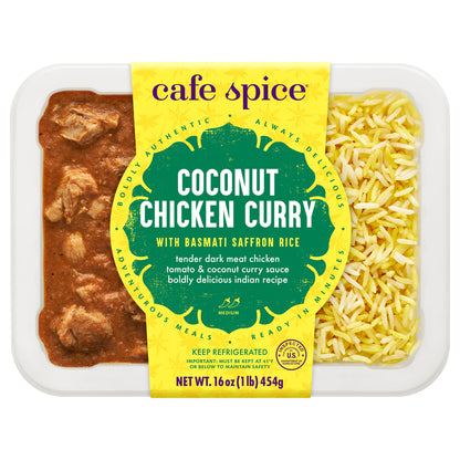 Coconut Chicken Curry with Saffron Rice