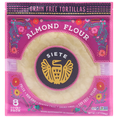 Siete Almond Flour Grain Free Tortillas 8 ea