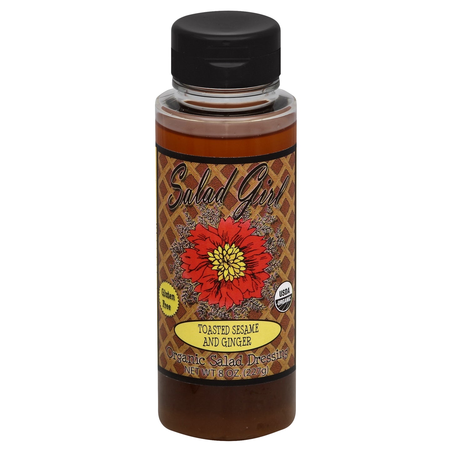 Salad Girl Salad Dressing 8 oz - Toasted Sesame and Ginger