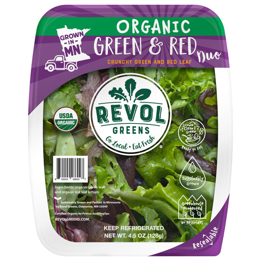 Revol Greens Organic Green & Red Duo, 4oz