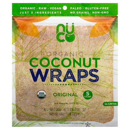 NUCO Organic Original Coconut Wraps 5 ea