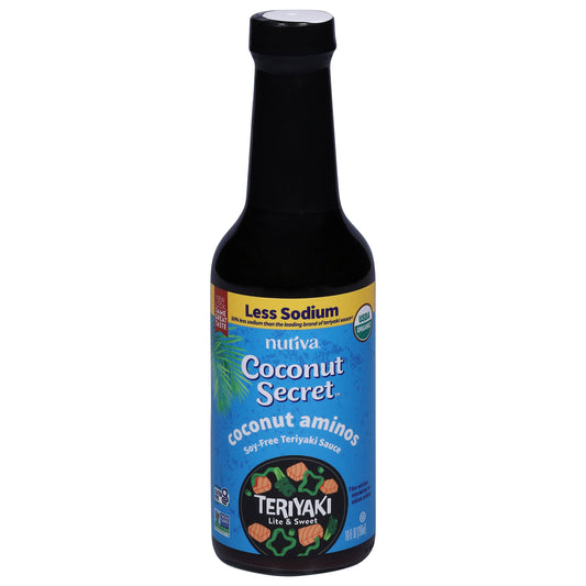 Coconut Secret Soy-Free Less Sodium Teriyaki Sauce 10 fl oz