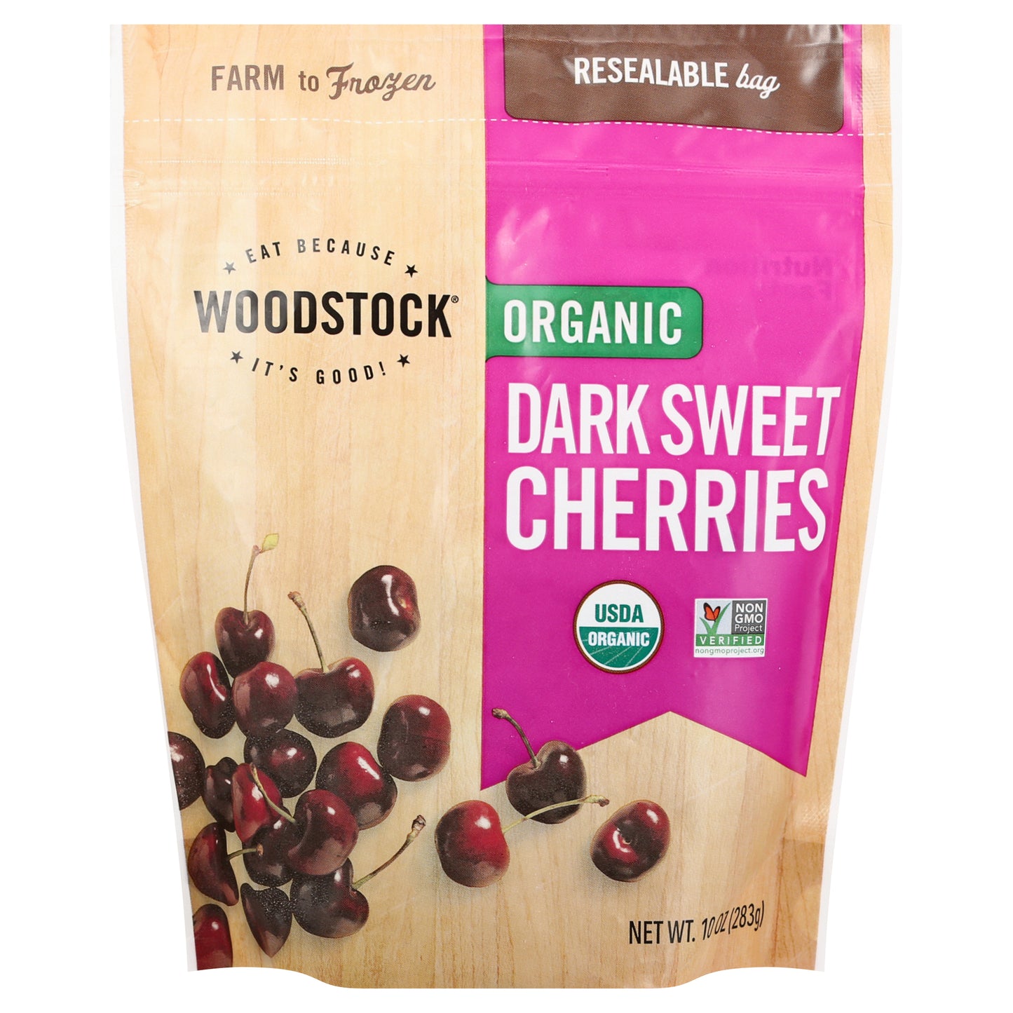 Woodstock Organic Dark Sweet Cherries 10 oz
