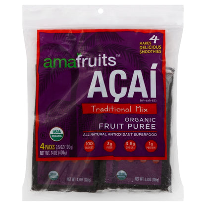 Amafruits Fruit Puree 4 ea