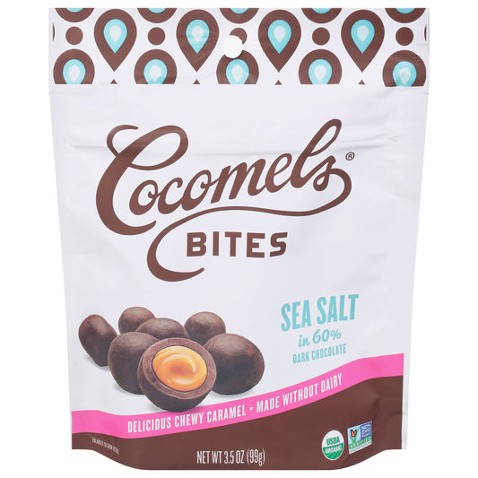 Cocomels Bites Sea Salt Dark Chocolate 3.5 oz