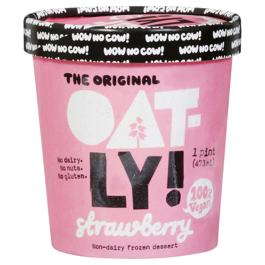 Oatly Non-Dairy Strawberry Frozen Dessert 1 pt