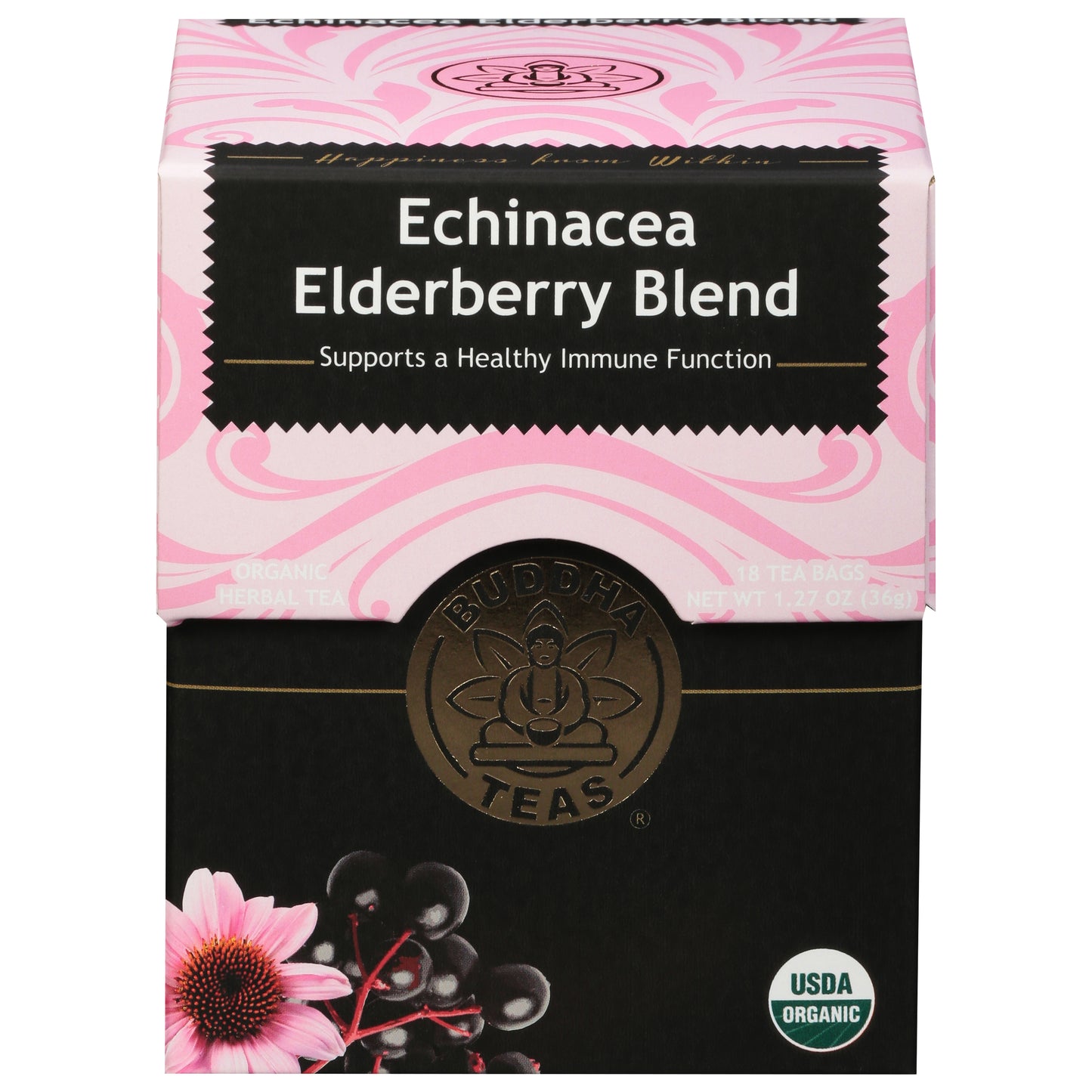 Buddha Teas Echinacea Elderberry Blend 1 ea