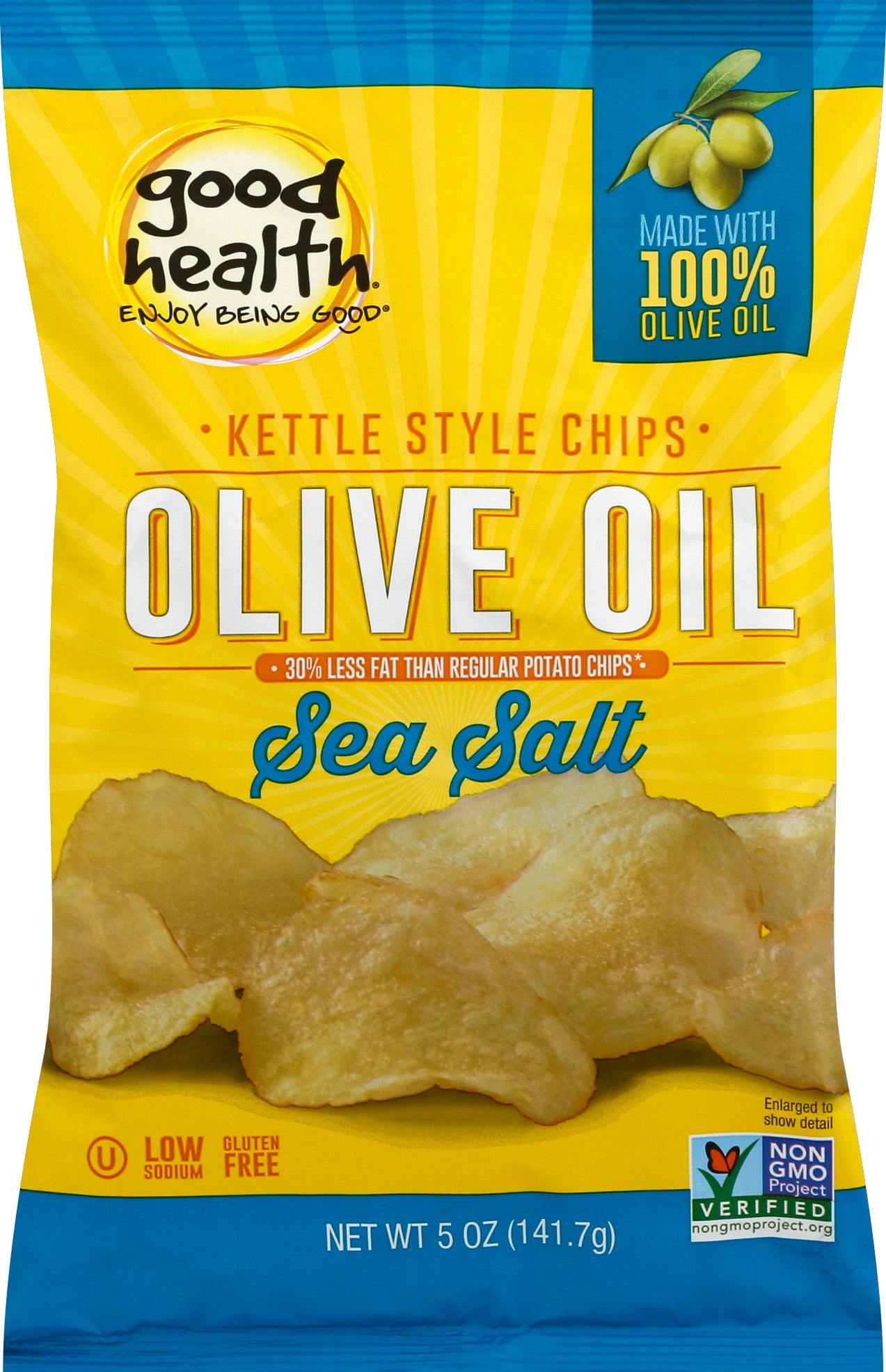 Good Health Kettle Chips 5 oz - Salted