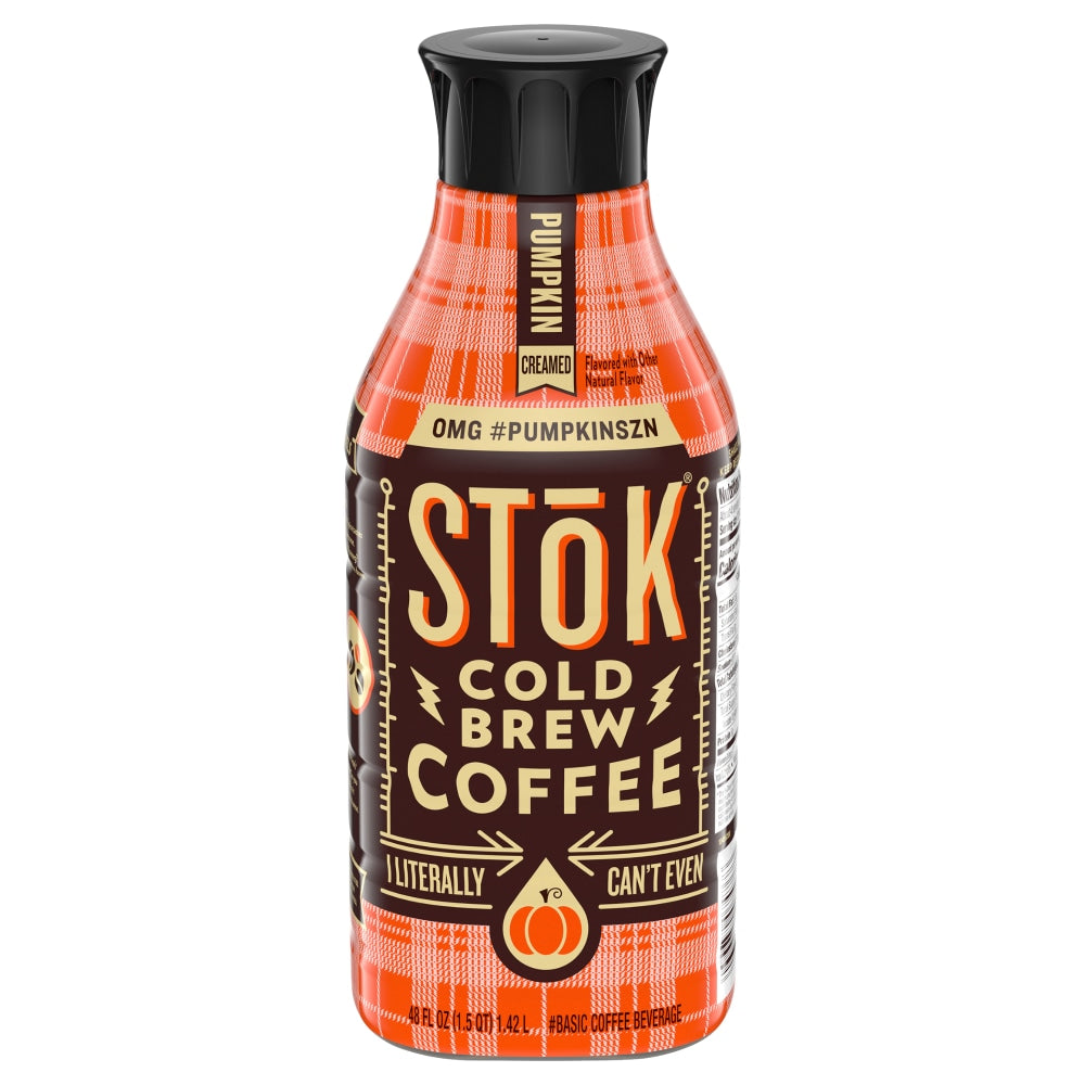 Stok Pumpkin Creamed Cold Brew Coffee - 48 Fl Oz