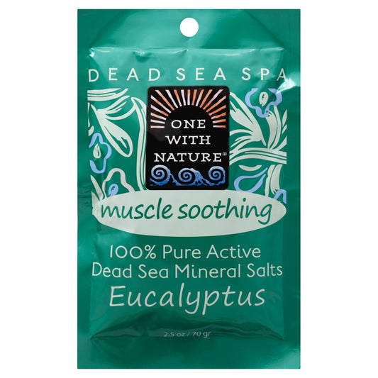 One with Nature Mineral Salts 2.5 oz - Eucalyptus