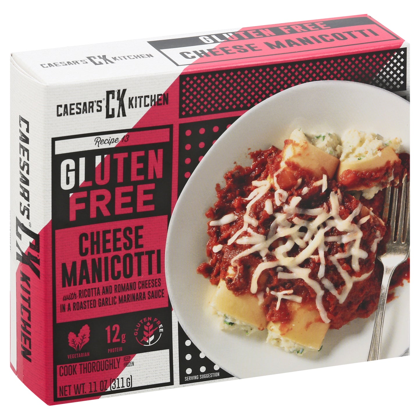 Caesars Kitchen Gluten Free Manicotti 11 oz