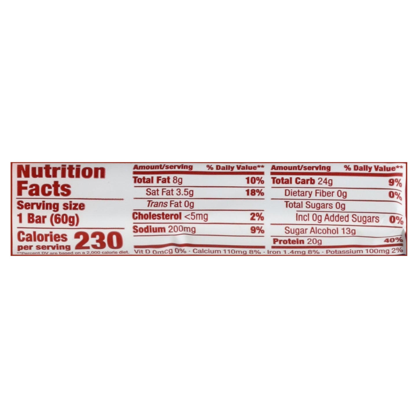 Think! White Chocolate High Protein Bar 2.1 oz