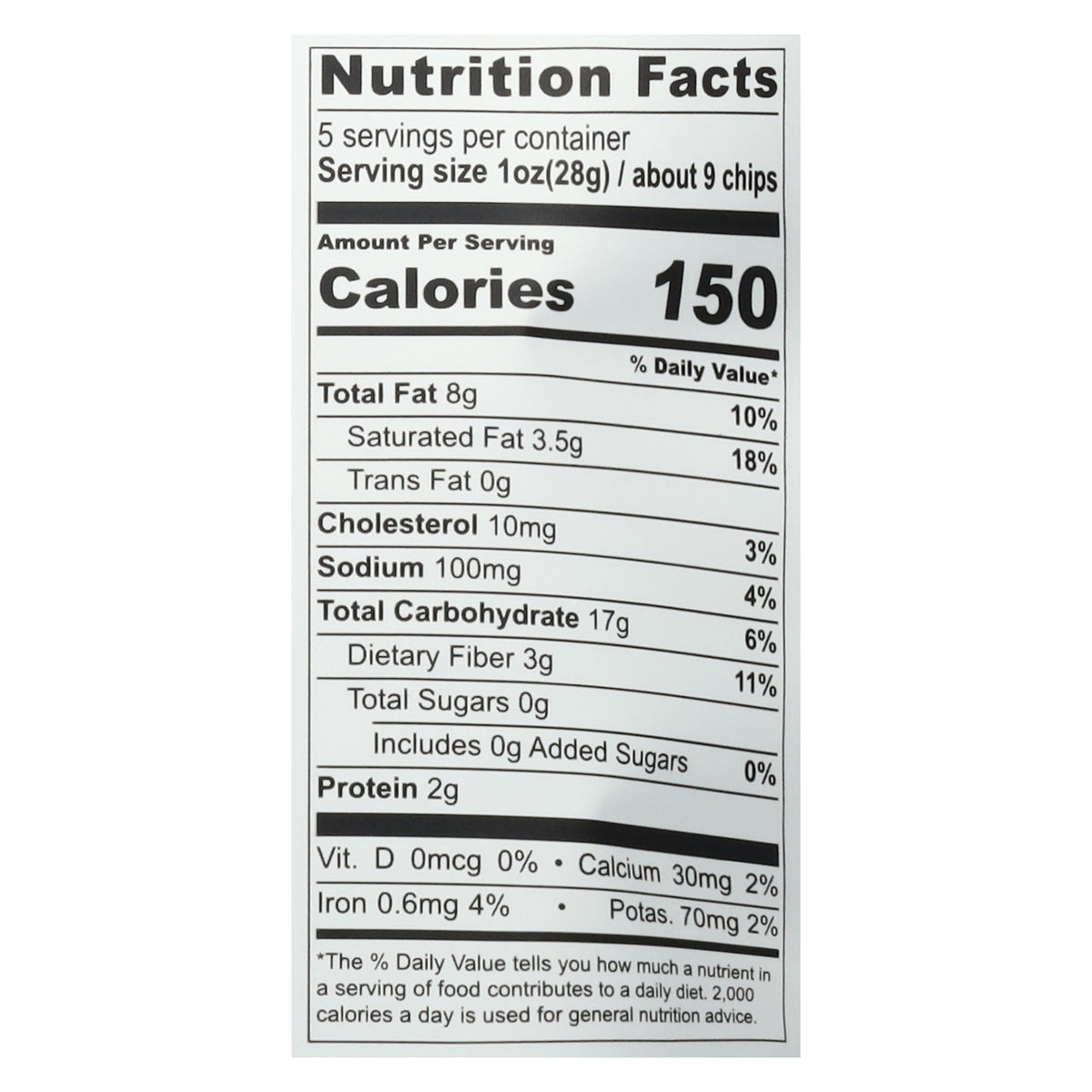 Masa Traditional Original Tortilla Chips 5 oz