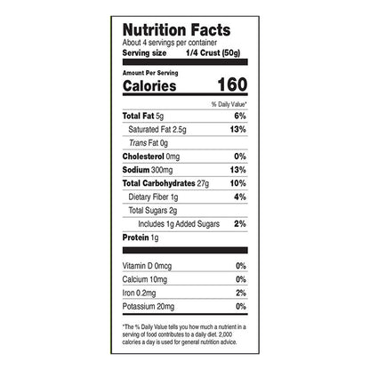 Sweet Loren's Thin Pizza Crust