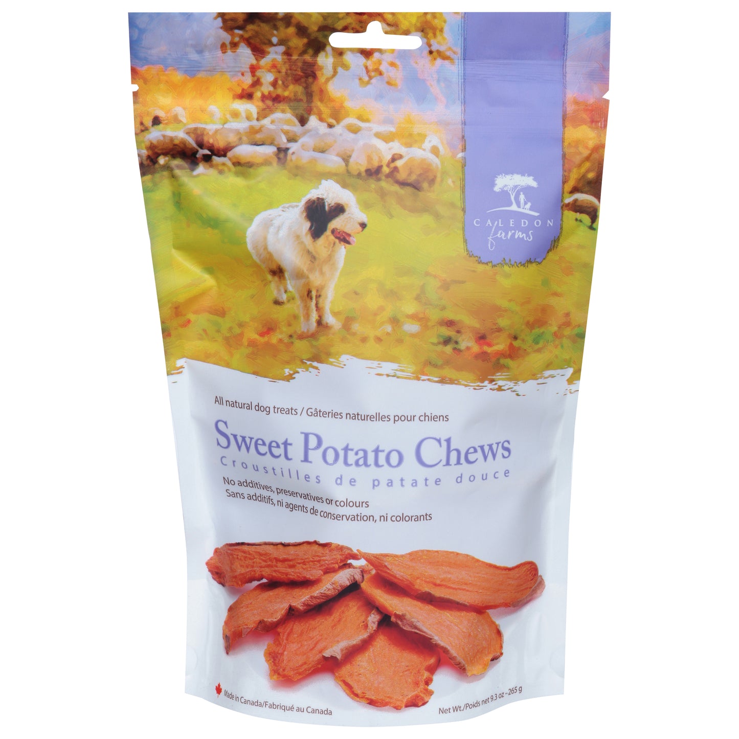 Caledon Farms Sweet Potato Chews Dog Treats 9.3 oz