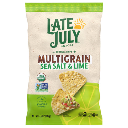 Late July Multigrain Sea Salt & Lime Tortilla Chips 7.5 oz