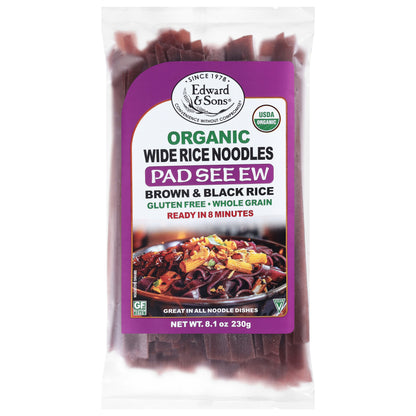 Edward & Sons Pad See Ew Organic Wide Rice Noodles 8.1 oz - Wide