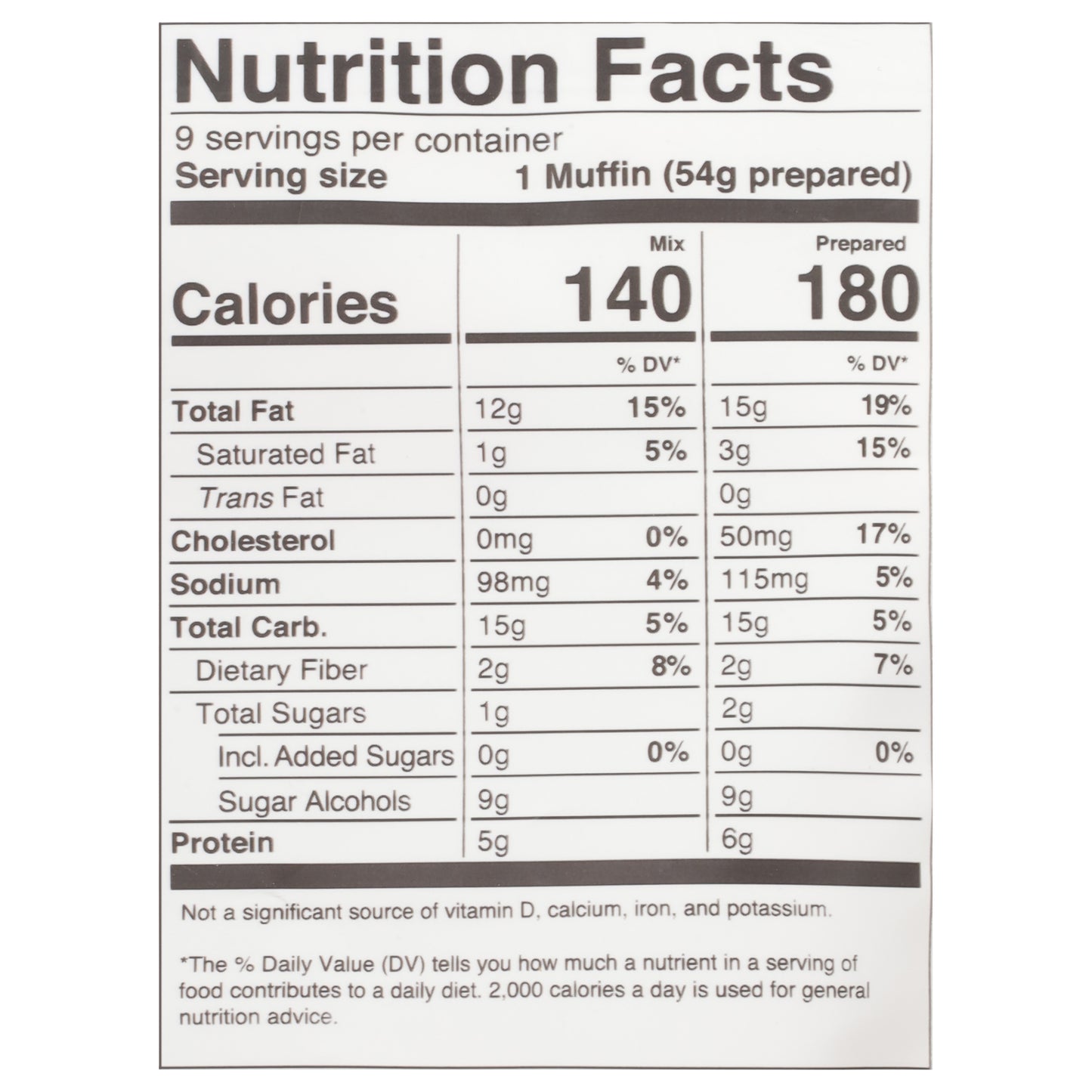 Miss Jones Baking Co. Almond Flour Blueberry Bread & Muffin Mix 10.57 oz