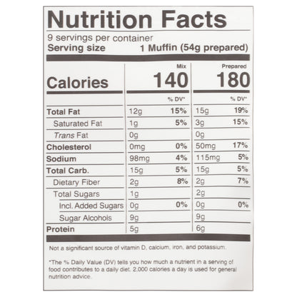 Miss Jones Baking Co. Almond Flour Blueberry Bread & Muffin Mix 10.57 oz