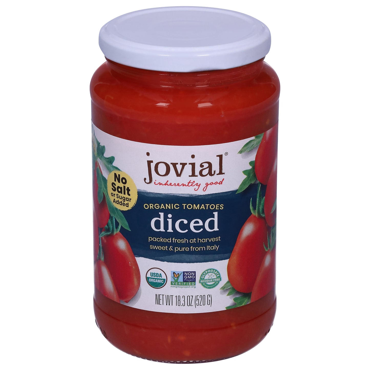 Jovial Organic Diced Tomatoes 18.3 oz