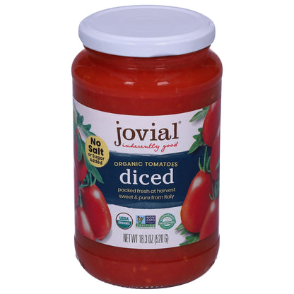 Jovial Organic Diced Tomatoes 18.3 oz