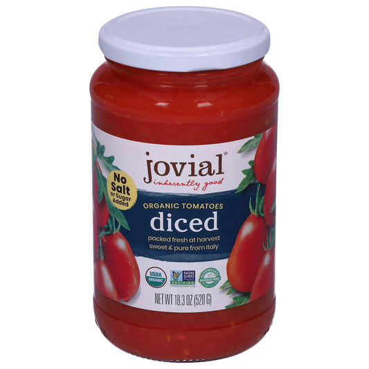 Jovial Organic Diced Tomatoes 18.3 oz
