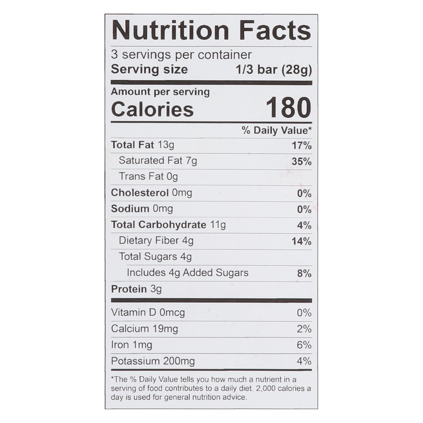 Theo Less Sugar Organic Pure Dark 85% Chocolate 3 oz