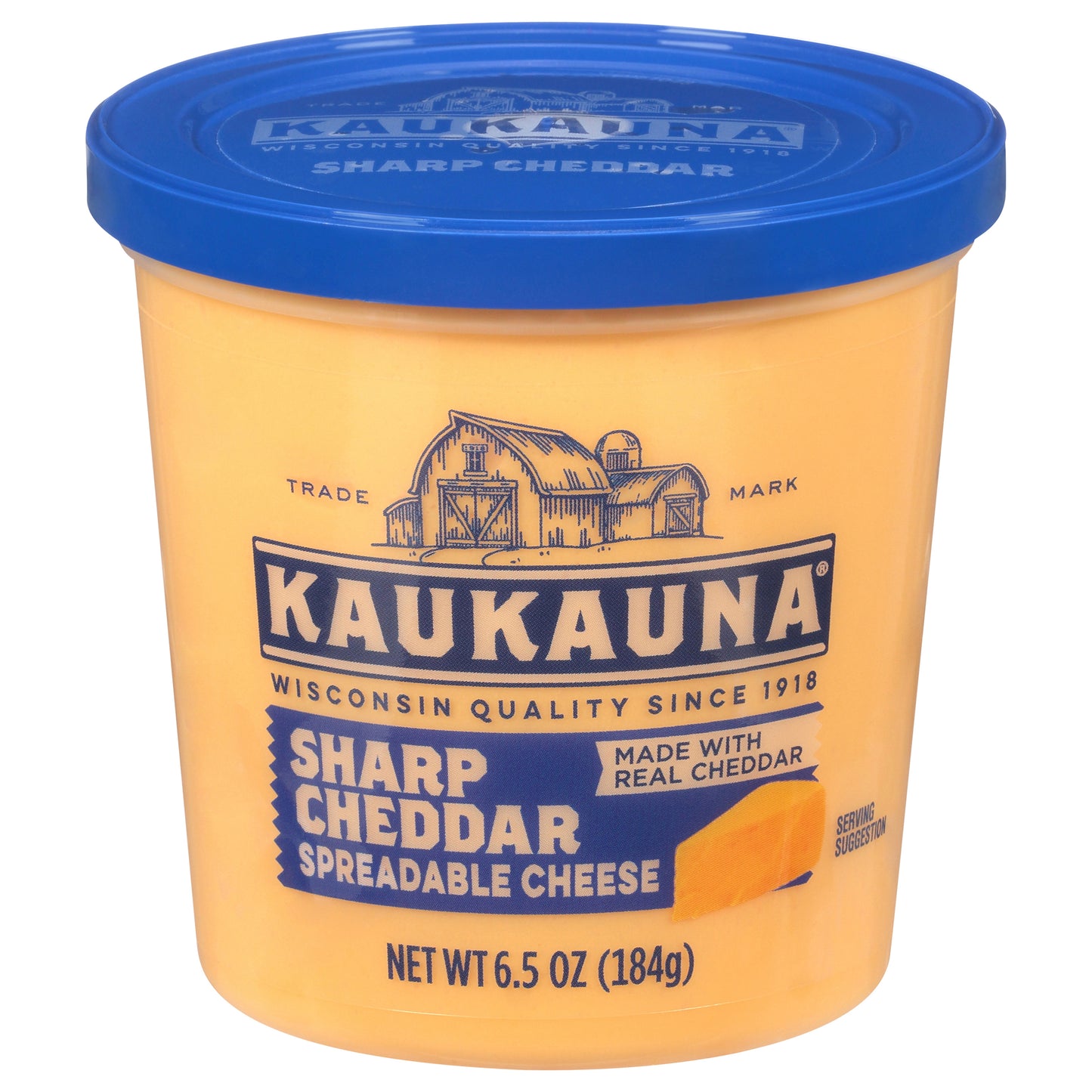Kaukauna® Sharp Cheddar Spreadable Cheese Cup, 6.5 oz