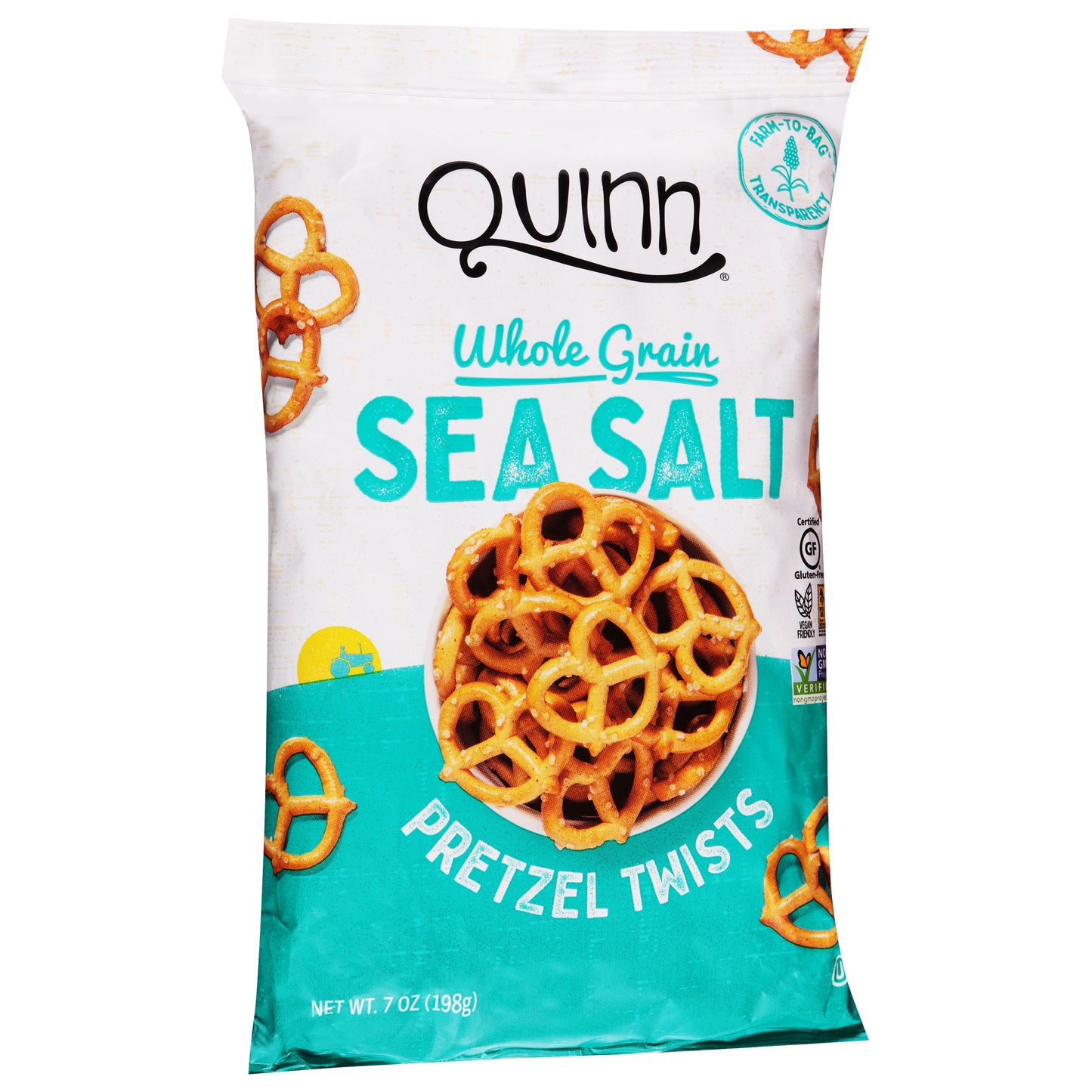 Quinn Whole Grain Sea Salt Pretzel Twists 7 oz