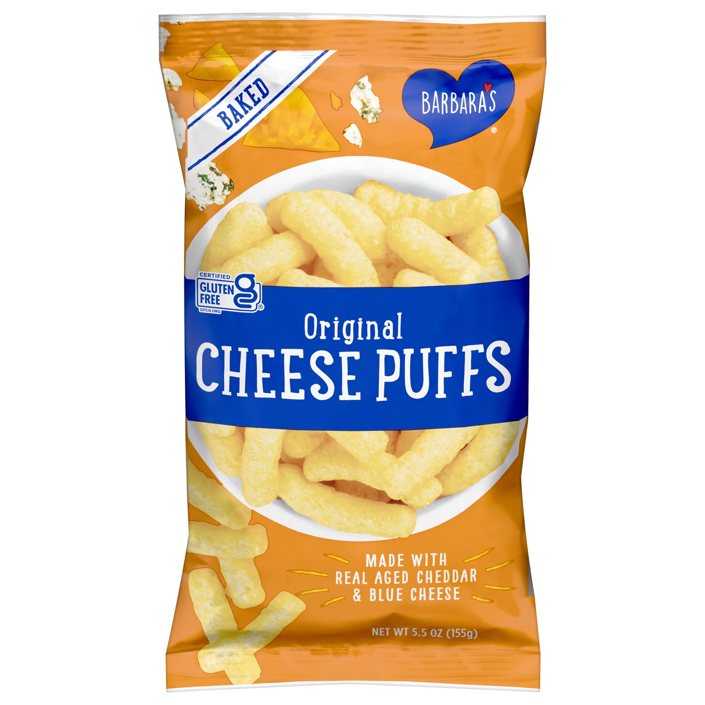 Barbara's Baked Original Cheese Puffs 5.5 oz